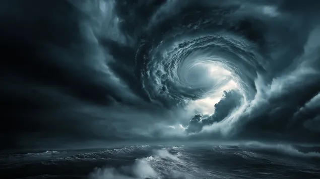 iskhuro mati tuphona pano apo enan taragmeno okeano lepse