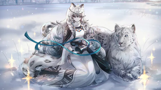 Pramanix – Arknights (anime videojáték) 4K háttérkép