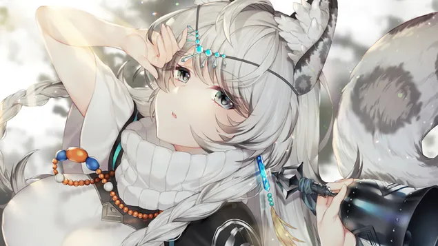 Pramanix - Arknights [Video lojë anime] 4K sfond