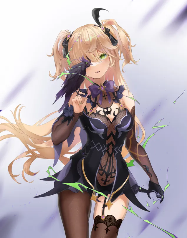 csinos anime lany fischl | genshin impact letoltes