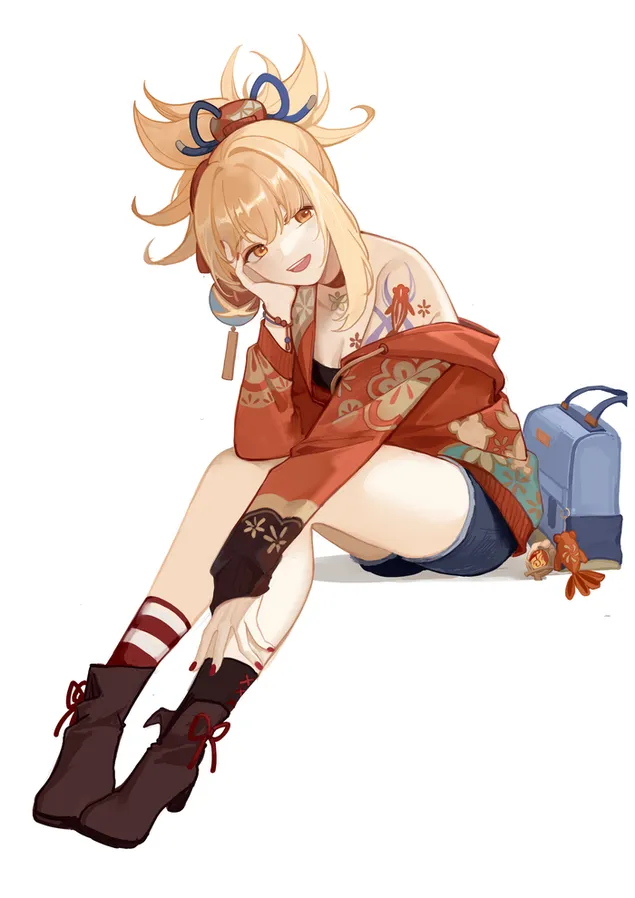 โยอิมิยะ สาวสวยในฝัน | เก็นชิน อิมแพ็ค 2K วอลเปเปอร์