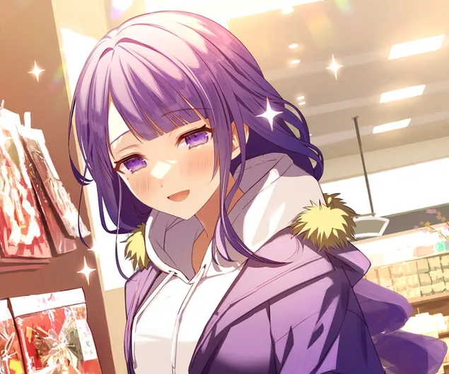 pretty shy girl raiden shogun | genshin impact  download