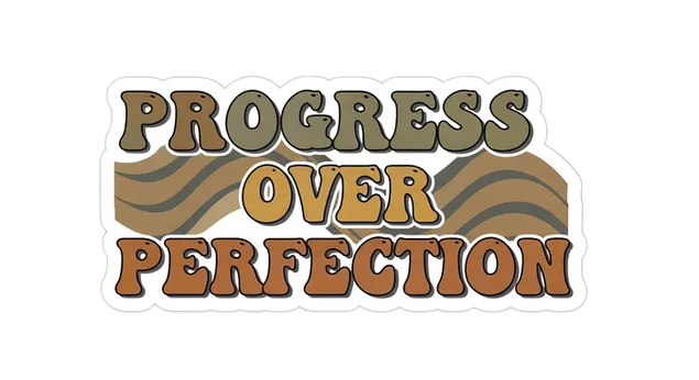 stiker ,,progres nad s''v''rshenstvoto'' | motivatsionen tsitat izteglyane