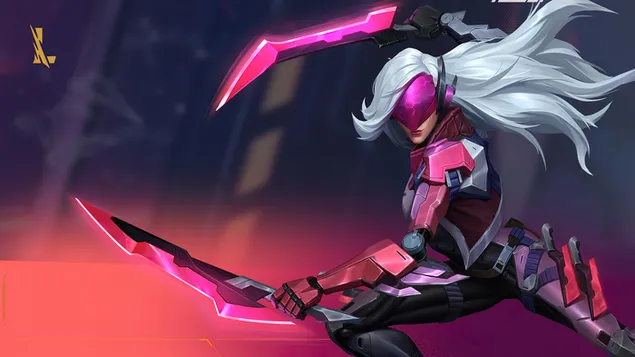 Páipéar balla Tionscadal 'Katarina' | League of Legends (LOL)4K