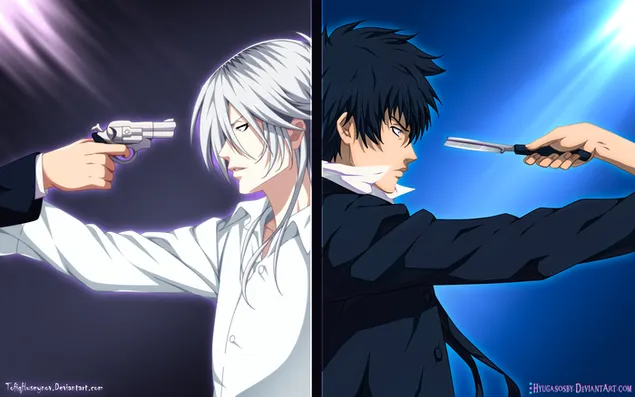 Psycho-Pass: Shougo Makishima e Shinya Kougami HD sfondo