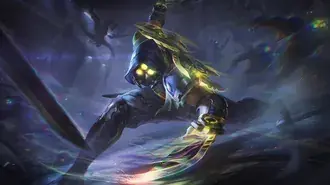 PsyOps 'Zed' 스플래쉬 아트 - 리그 오브 레전드 [LOL] 8K 배경화면