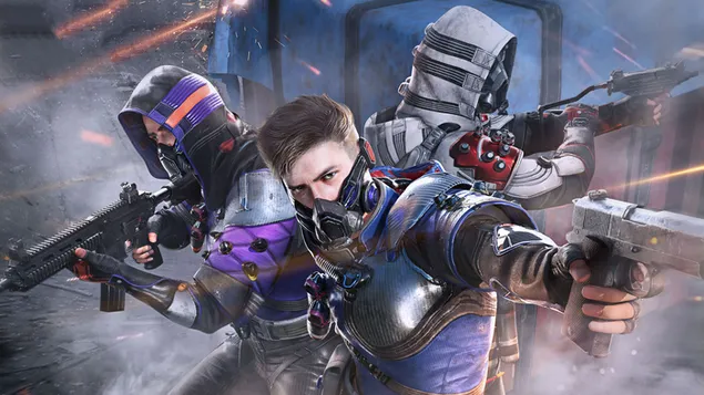 Personajes armados del videojuego PUBG Battlegrounds descargar