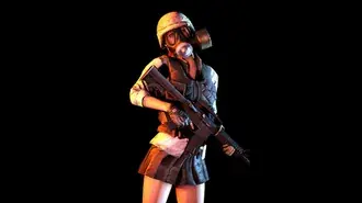 PUBG 소녀 8K 배경화면