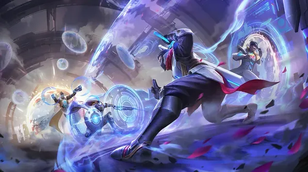 Skinovi heroja Pulsefire - League of Legends (LOL) 4K pozadina