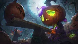 pumpkin prince 'amumu' splash art - league of legends (lol) download