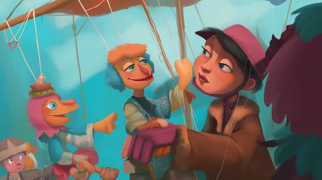 הרפתקאות בובות 2K טפט