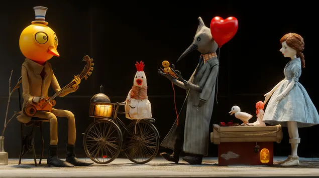 מפגש בובות 2K טפט