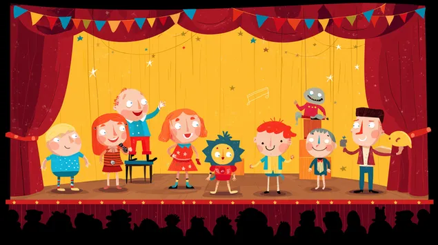 מופע בובות אקסטרווגנזה 2K טפט