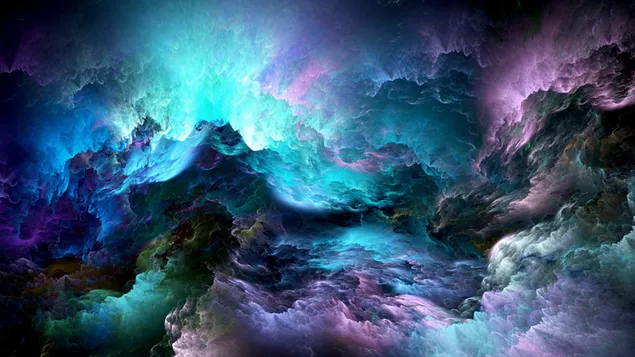 Purple and Blue Abstract Clouds download