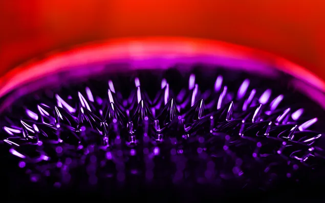 Purple ferrofluid