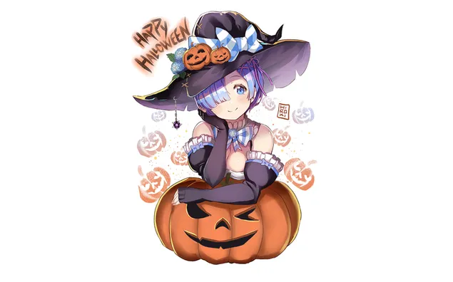 Purple haired witch