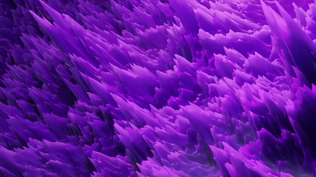 紫の尖った形のテーマ