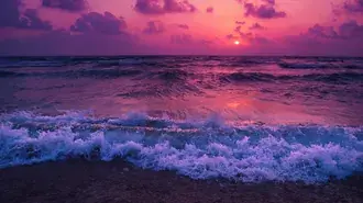 tramonto viola scarica
