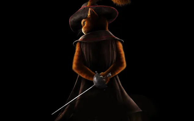 Ταπετσαρία Puss in Boots: Μια γάτα με μπότες με σπαθί στην ταινία κινουμένων σχεδίων The Last Wish 2K