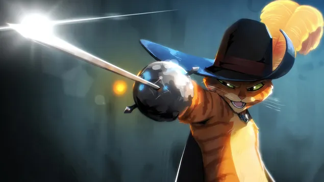 Images du film Le Chat Potté : Le Dernier Vœu 4K fond d'écran