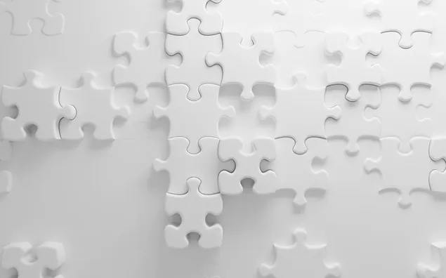 pusselbitar fran fyrkantiga vita former ladda ner