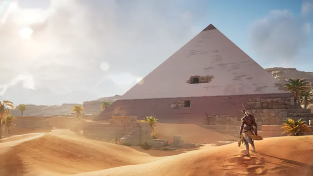 Piramide van Assassin's Creed 4K achtergrond