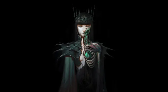 Kinnigin vun den Doudegen HD Tapeten