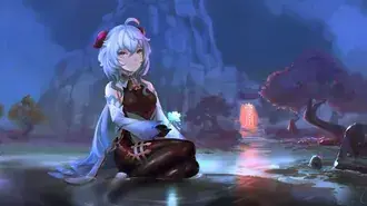 Tapeta Radiant Dreams 'Ganyu': Genshin Impact (anime videohra) 4K
