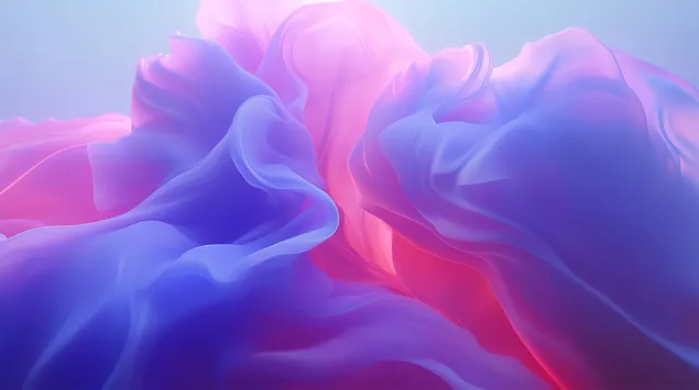 Rrjedha e gradientit rrezatues në Artin e Fluidit Dixhital 8K sfond