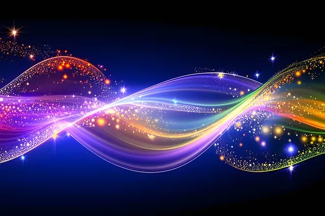 Spektri rrezatues: Një vallëzim i dritës dhe ngjyrës 2K sfond