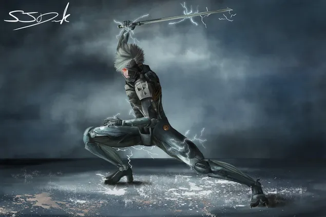 Raiden vun Metal Gear 4K Tapeten
