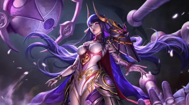 Raiden Shogun → Genshin Impact [วิดีโอเกมอะนิเมะ] 4K วอลเปเปอร์