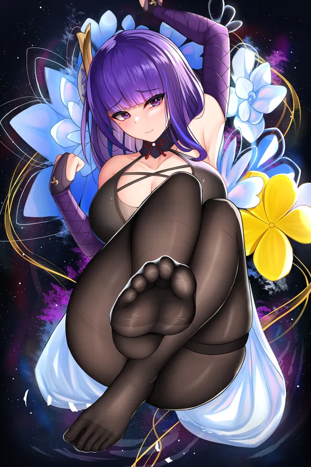 雷電将軍ホットアニメの女の子 | ガンシンインパクト 4K 壁紙