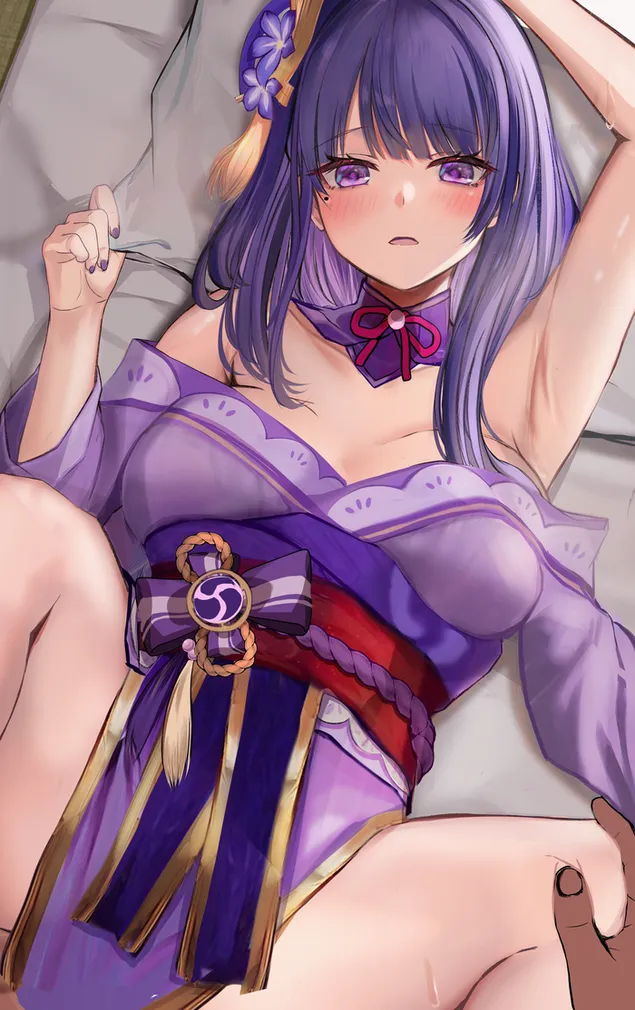 雷電将軍ホットビューティー | ガンシンインパクト 2K 壁紙