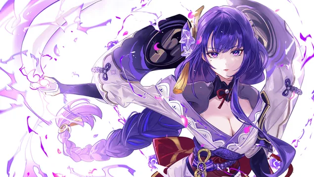 raiden shogun ag baint usaide as a draiocht electro | tionchar genshin ioslodail