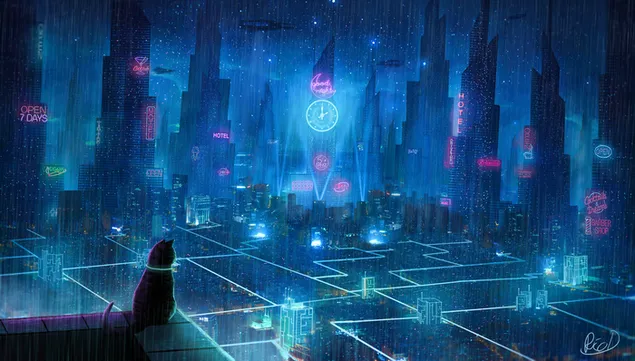Lluvia 4K fondo de pantalla