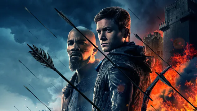 ฝนลูกศรบนโรบินฮู้ด 8K วอลเปเปอร์