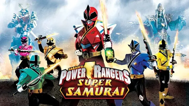 Rangers in de Mega Mode-kracht HD achtergrond