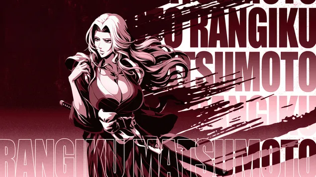 Rangiku Matsumoto iz Bleach-a: Ponovno rođenje duša 4K pozadina