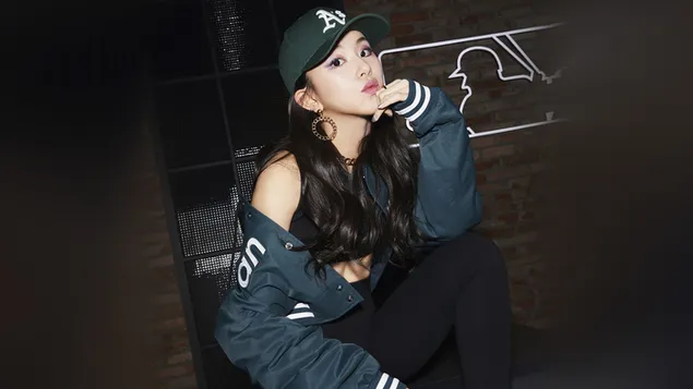 แร็ปเปอร์แชยองจาก 'Twice' (วงดนตรีเคป๊อป) 4K วอลเปเปอร์