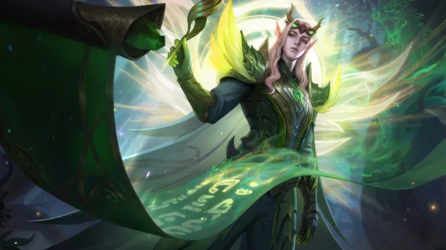 Páipéar balla 'Estes' Rattan Dragon - Soghluaiste Finscéalta (ML)4K