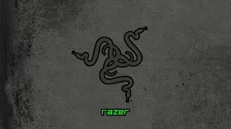 Razer 로고 표현 4K 배경화면