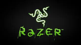 Tapeta Text s přechodem typografie loga Razer 4K