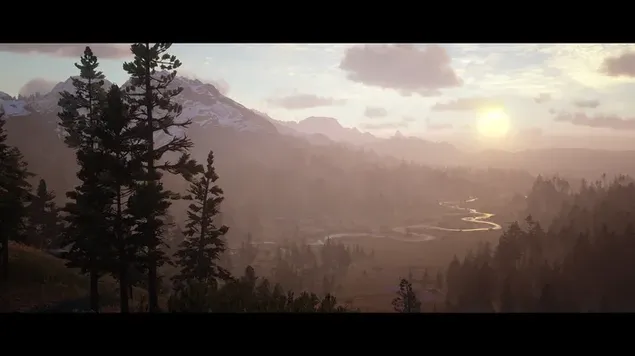 סצינת RDR 2 HD טפט