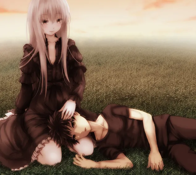 Re: Zero - Echidna & Natsuki Subaru HD wallpaper