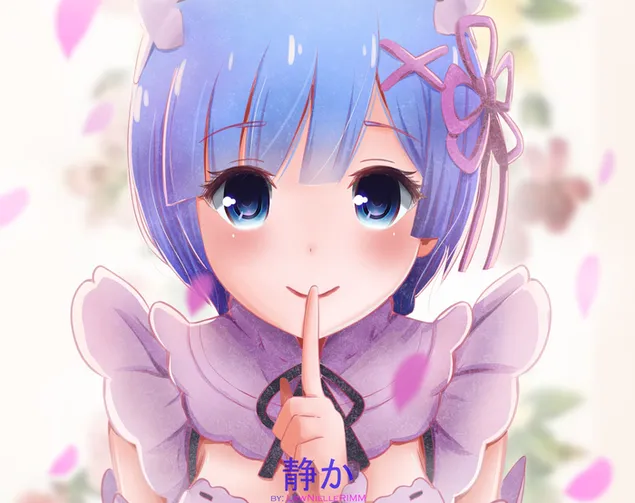 Re: Zero (Rem) 2K wallpaper
