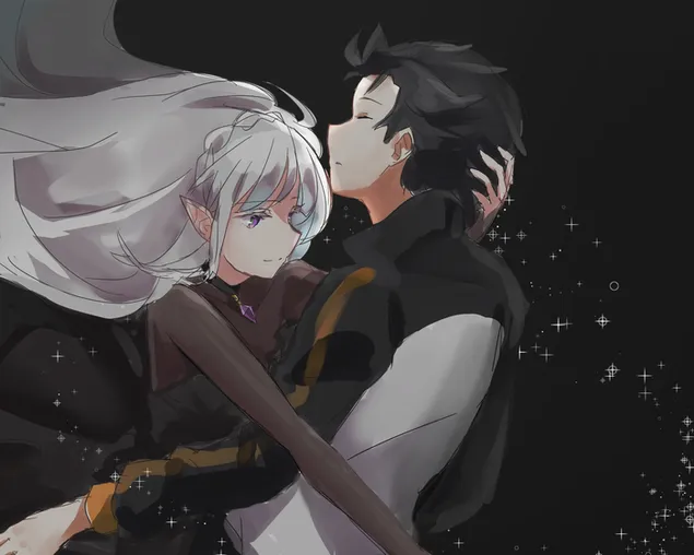 Re:Zero - Satella & Natsuki Subaru 2K wallpaper