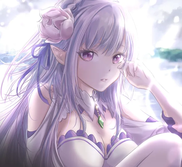 Re:ZERO -התחלת חיים בעולם אחר - אמיליה 2K טפט