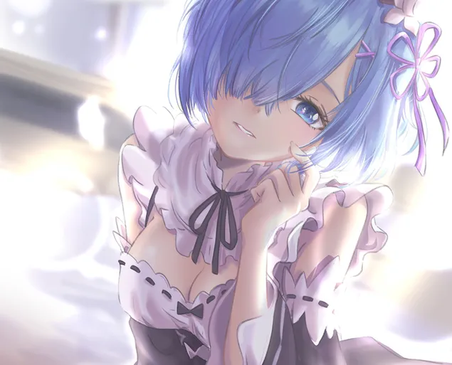 Re:ZERO -Começando a vida em outro mundo - Rem (Oni) 2K papel de parede