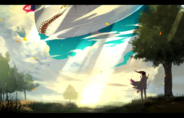 Re:ZERO -Starting Life in Another World - Thearesia Van Astrea & White Whale 2K bakgrunn